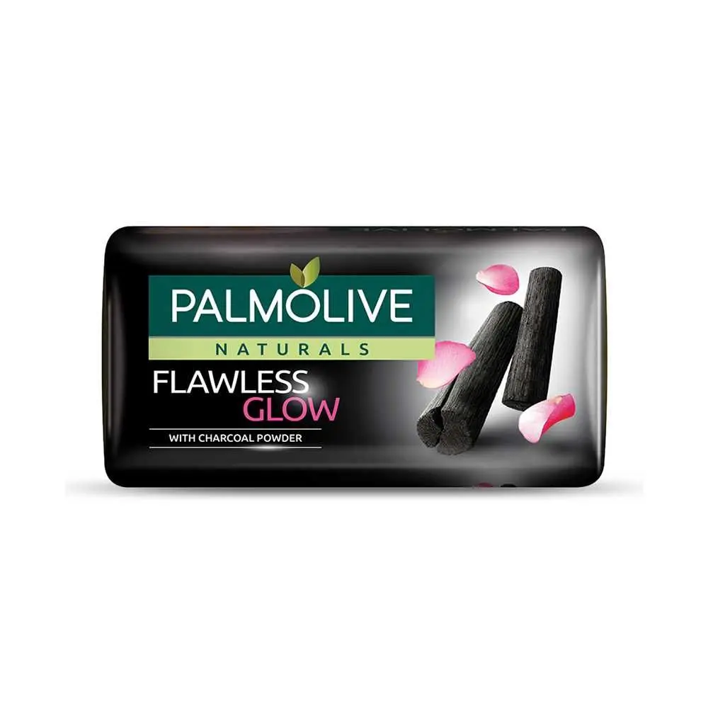 Palmolive Naturals Flawless Glow Soap, With Charcoal Powder